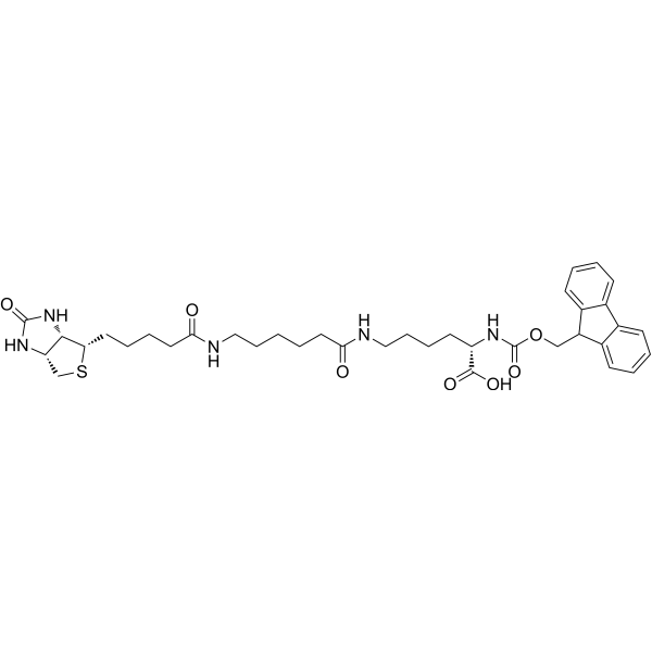 Fmoc-Lys(biotinyl-e-aminocaproyl)-OH 160158-05-4